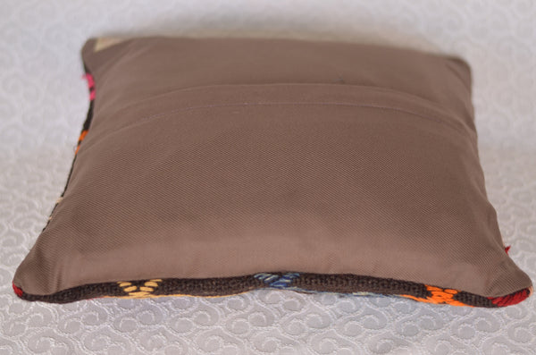 16 x 16 Handmade Turkish Decorative Vintage Pillow, %100 Wool, 664829
