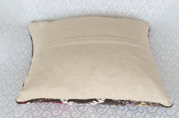 16 x 16 Handmade Decorative Vintage Pillow, %100 Wool, 664836
