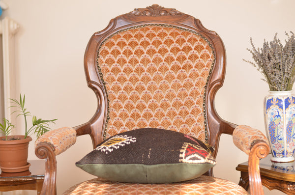 16 x 16 Handmade Decorative  Pillow, %100 Wool, 664844