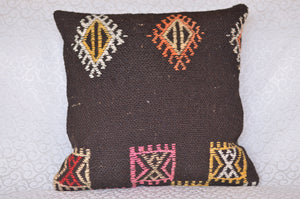 16 x 16 Handmade Decorative  Pillow, %100 Wool, 664844