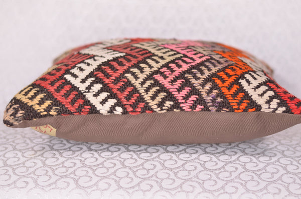 16 x 16 Handmade Decorative Vintage Pillow, %100 Wool, 664864