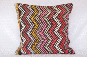 16 x 16 Handmade Decorative Vintage Pillow, %100 Wool, 664876