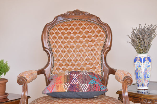 16 x 16 Handmade Decorative  Pillow, %100 Wool, 664885