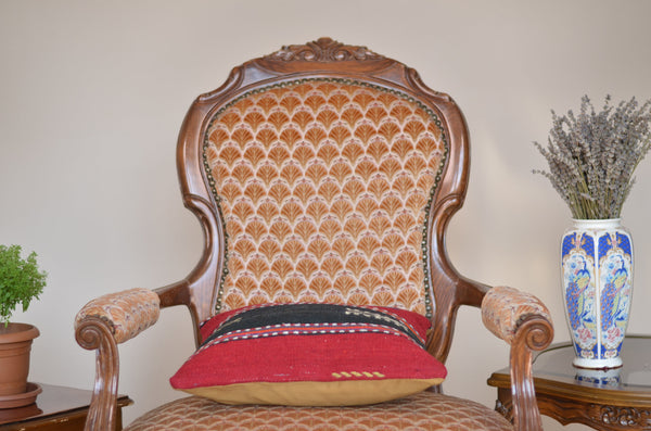 16 x 16 Handmade Decorative  Pillow, %100 Wool, 664889