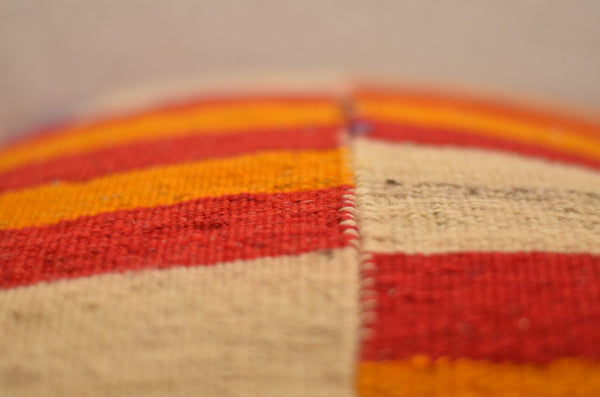 16 x 16 Handmade Turkish Vintage Pillow, %100 Wool, 664895