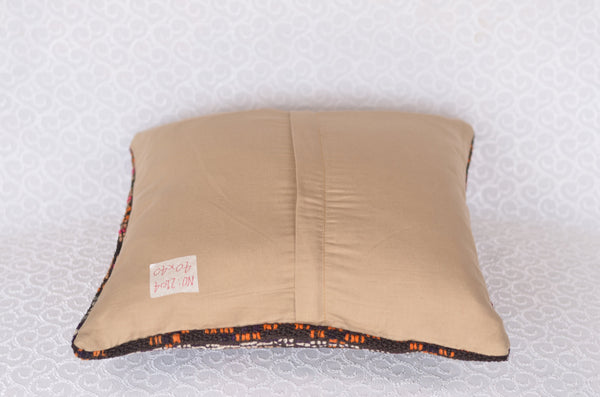16 x 16 Handmade Turkish Vintage Pillow, %100 Wool, 664904