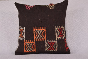 16 x 16 Handmade Decorative Vintage Pillow, %100 Wool, 664915