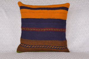 16 x 16 Handmade Decorative  Pillow, %100 Wool, 664926