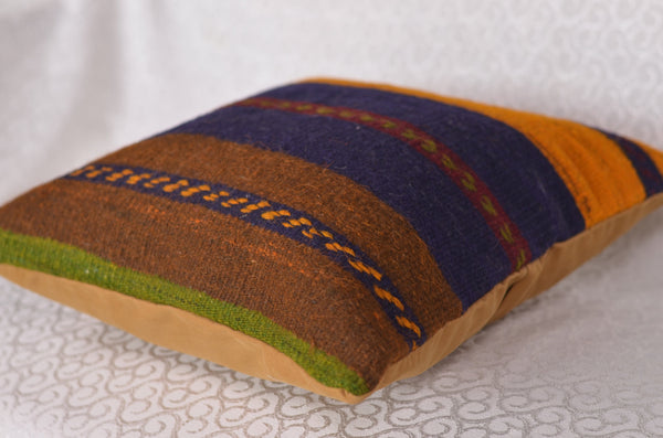 16 x 16 Handmade Decorative  Pillow, %100 Wool, 664926