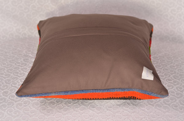 16 x 16 Handmade Decorative Vintage Pillow, %100 Wool, 664929