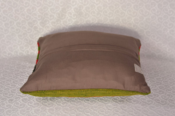 16 x 16 Handmade Decorative Vintage Pillow, %100 Wool, 664931