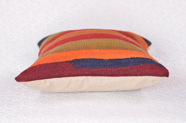 16 x 16 Handmade Decorative Vintage Pillow, %100 Wool, 664934