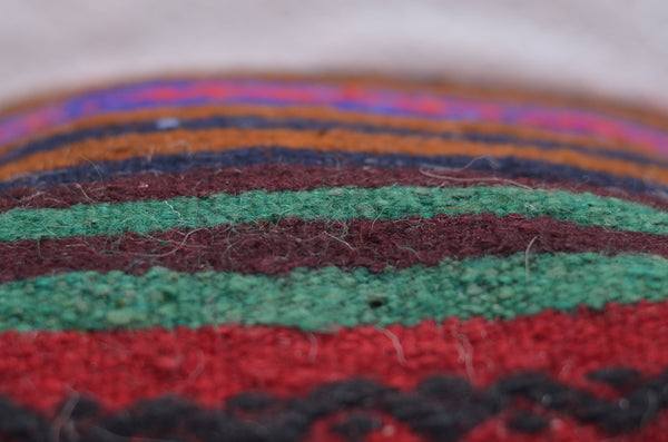 16 x 16 Handmade Turkish Vintage Pillow, %100 Wool, 664940