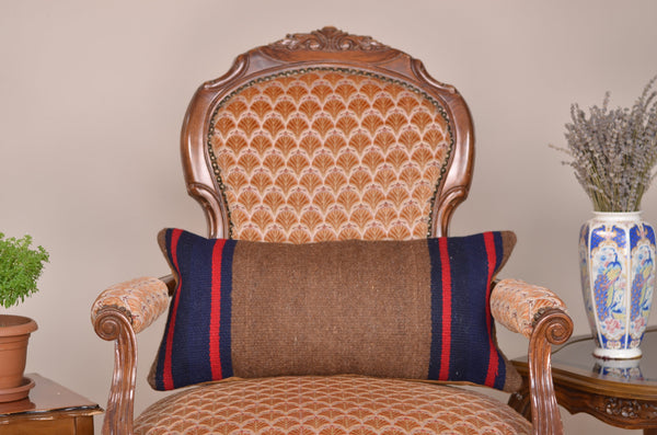 12 X 24  Handmade Turkish Vintage Pillow, %100 Wool, 664943