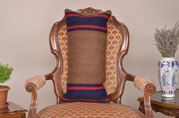 12 X 24  Handmade Turkish Vintage Pillow, %100 Wool, 664943