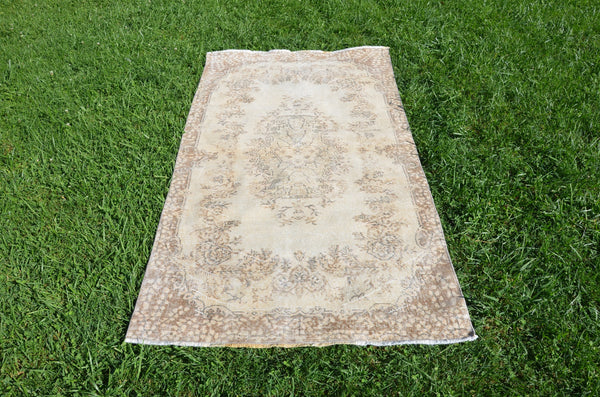 Handmade oushak Turkish rug for home decor, Vintage rug, area rug boho rug bedroom rug kitchen rug bathroom rug kilim rug handmade, rugs 7x4, 664228