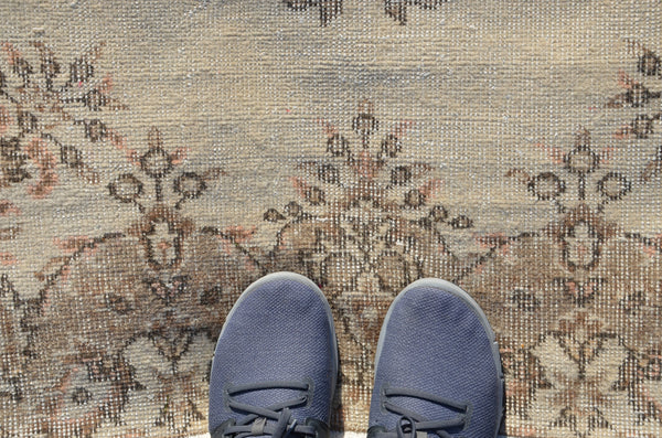 Gray oushak Turkish rug for home decor, Vintage rug, area rug boho rug bedroom rug kitchen rug bathroom rug kilim rugs handmade, rugs 7x4, 664251