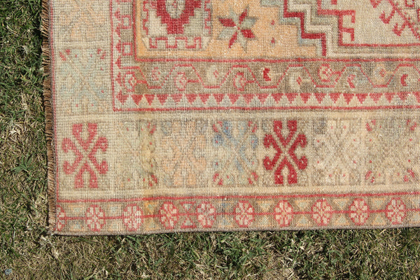 Handmade Vintage Turkish Anatolian rug for home decor, area rug, oushak rug boho rug bedroom rug kitchen rug  bathroom rug kilim, rugs 5x3, 664278