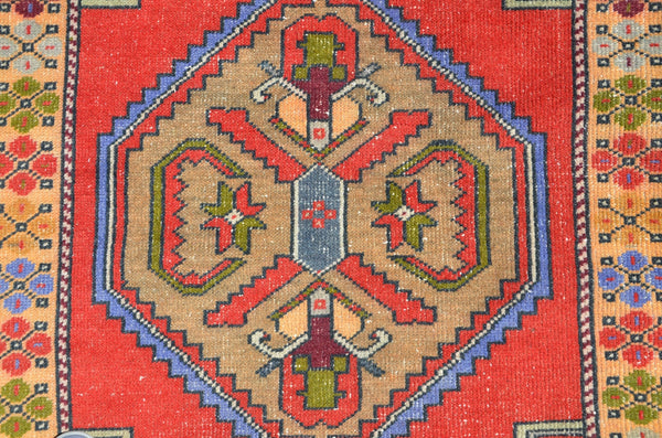 Anatolian Handmade Turkish Vintage rug for home decor, large rug, area rug oushak rug boho rug bedroom kitchen rug  kilim rug, rugs 6x3, 664303