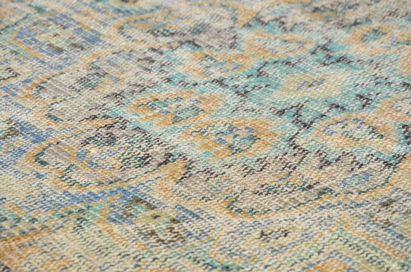 Unique Blue Turkish large Vintage rug for home decor, oversize rug, area rug oushak rug boho rug bedroom kitchen rug  kilim rug, rugs 6x9, 665323