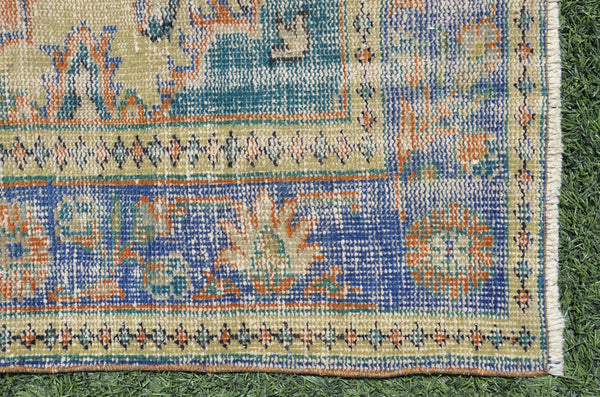 Hand knotted Turkish large Vintage rug for home decor, oversize rug, area rug oushak rug boho rug bedroom kitchen rug  kilim rug, rugs 7x11, 665333