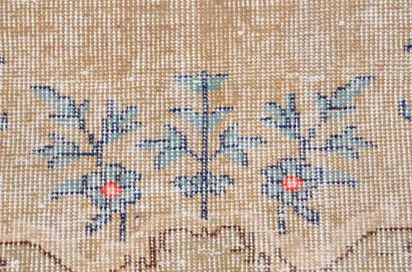 Natural Turkish large Vintage rug for home decor, oversize rug, area rug oushak rug boho rug bedroom rug kitchen rug  kilim rug, rugs 6x9, 665382