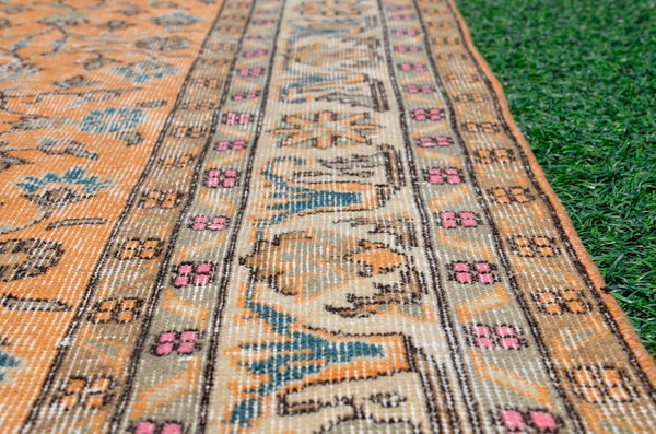 Natural Turkish large Vintage rug for home decor, oversize rug, area rug oushak rug boho rug bedroom rug kitchen rug  kilim rug, rugs 7x10, 665385