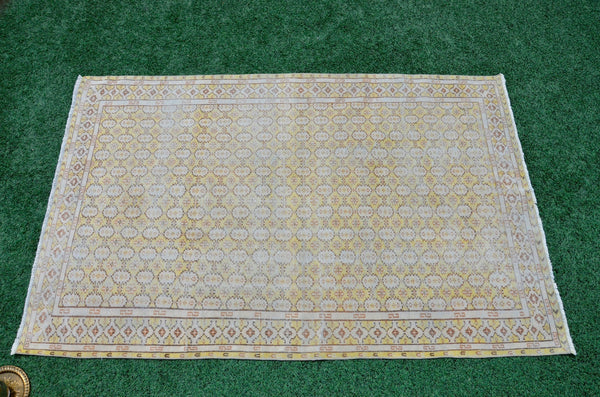 Turkish Handmade large Vintage rug for home decor, oversize rug, area rug oushak rug boho rug bedroom rug kitchen rug  kilim rug, rugs 6x9, 665389