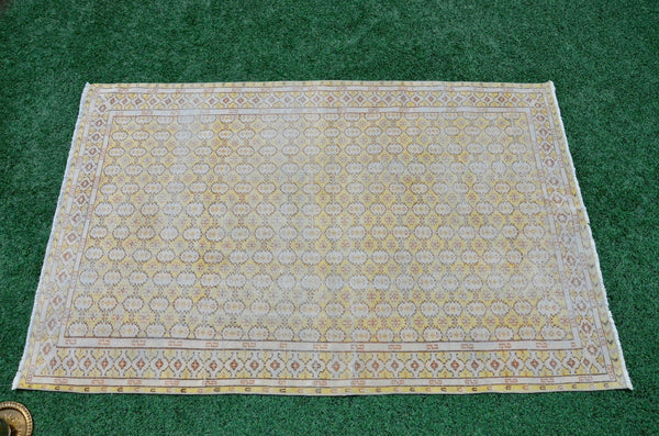 Turkish Handmade large Vintage rug for home decor, oversize rug, area rug oushak rug boho rug bedroom rug kitchen rug  kilim rug, rugs 6x9, 665389