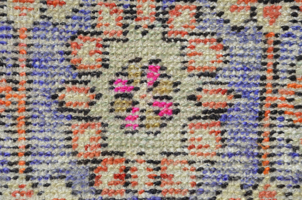 Natural Vintage Turkish runner rug for home decor, area rug, Anatolian oushak rug boho rug bedroom rug kitchen rug kilim, 7'6"x2'1", 665343