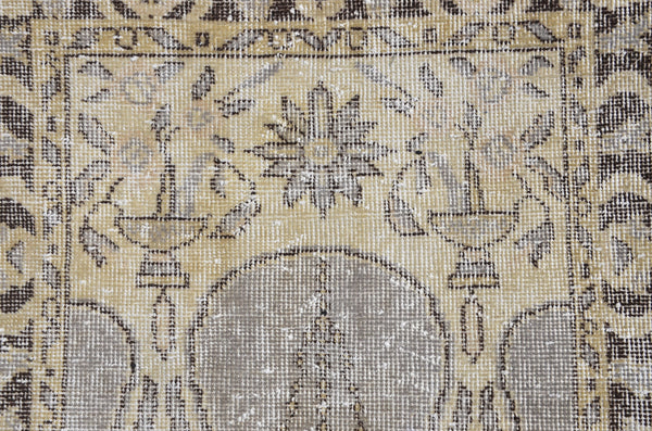 Handmade Turkish small area rug for home decor, bathroom rug, area rug oushak rug boho rug kitchen rug  kilim rug door mat, rugs 4x2, 665417