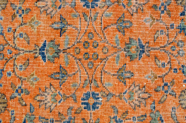 Floral Natural oushak Turkish rug for home decor, Vintage rug, area rug boho rug bedroom rug kitchen rug kilim rugs handmade, rugs 4x7, 665351