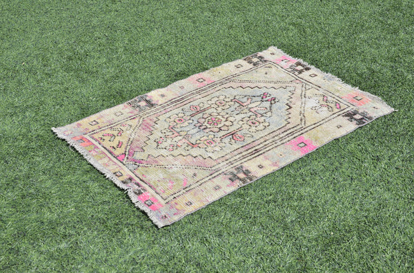 small area Handmade Turkish Vintage rug for home decor, bathroom rug, area rug oushak rug boho rug kitchen rug  kilim rug door mat, rugs 4x2, 665422
