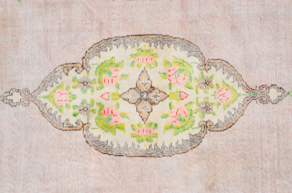 Natural Oushak Turkish rug for home decor, Vintage rug, area rug boho rug bedroom rug kitchen rug, kilim rugs handmade, rugs 4x10, 665463