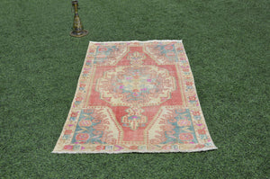 Vintage Turkish Anatolian rug for home decor, area rug, oushak rug boho rug bedroom rug kitchen rug bathroom rug kilim, rugs 4x7, 665403