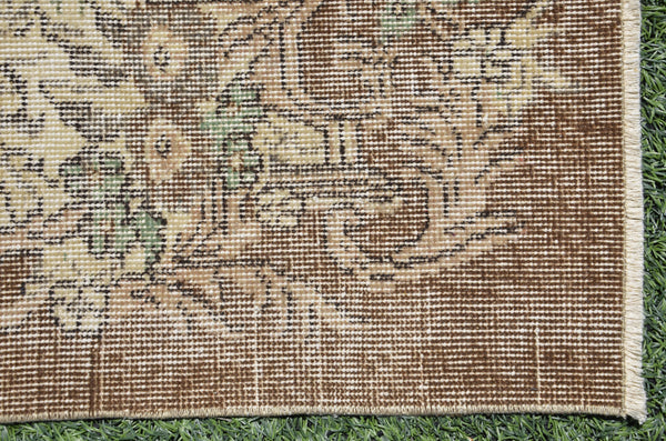 Natural Turkish large Vintage rug for home decor, oversize rug, area rug oushak rug boho rug bedroom rug kitchen rug  kilim rug, rugs 6x10, 665327