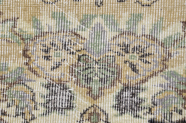 Hand knotted Turkish large Vintage rug for home decor, oversize rug, area rug oushak rug boho rug bedroom kitchen rug  kilim rug, rugs 6x9, 665328