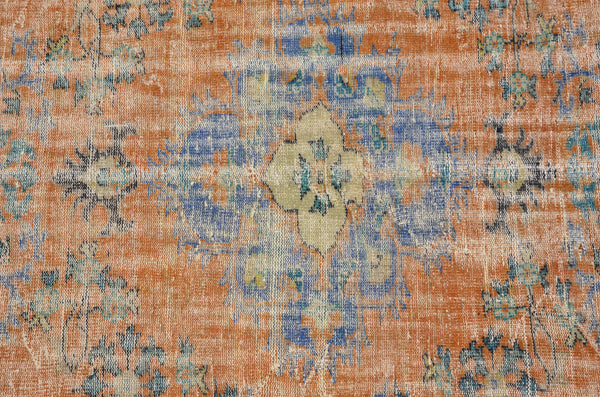 Hand knotted Turkish large Vintage rug for home decor, oversize rug, area rug oushak rug boho rug bedroom kitchen rug  kilim rug, rugs 7x11, 665333