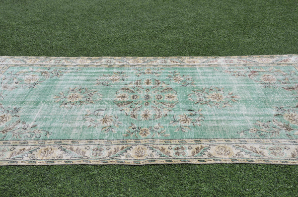 Natural Turkish large Vintage rug for home decor, oversize rug, area rug oushak rug boho rug bedroom rug kitchen rug  kilim rug, rugs 6x10, 665337
