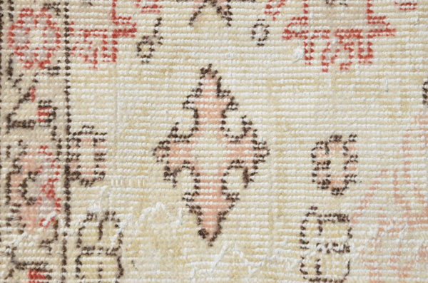Beige Turkish large Vintage rug for home decor, oversize rug, area rug oushak rug boho rug bedroom rug kitchen rug  kilim rug, rugs 5x8, 665386