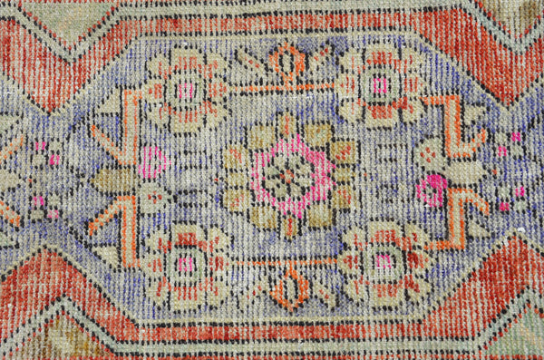 Natural Vintage Turkish runner rug for home decor, area rug, Anatolian oushak rug boho rug bedroom rug kitchen rug kilim, 7'6"x2'1", 665343