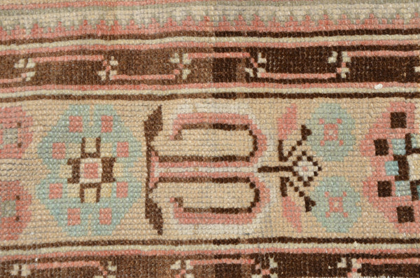 Pink Unique Vintage Turkish Anatolian rug for home decor, area rug, oushak rug boho rug bedroom rug kitchen rug bathroom rug kilim, rugs 4x9, 665402