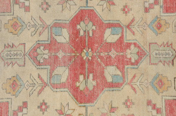 Hand knotted Vintage Turkish Anatolian rug for home decor, area rug, oushak rug boho rug bedroom rug kitchen rug bathroom kilim, rugs 4x8, 665442