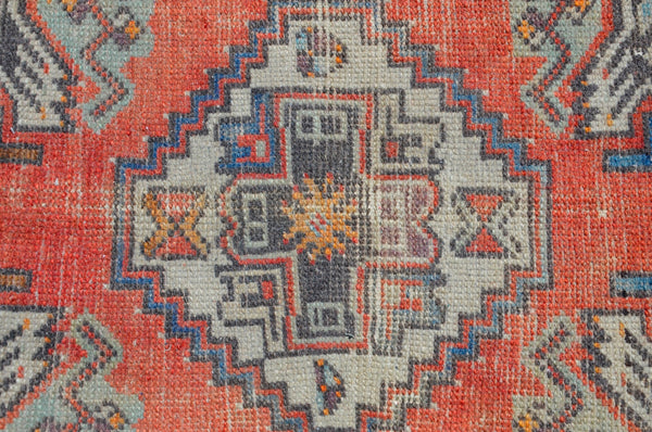 Turkish Handmade Vintage small area rug doormat for home decor, bathroom rug, area oushak rug bathroom mat kitchen kilim rug, rug 2.11X1.6, 665535