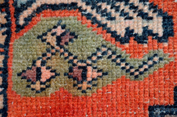 Natural Turkish Vintage small area rug doormat for home decor, bathroom rug, area oushak rug bathroom mat kitchen kilim rug, rug 2.8X1.6, 665586