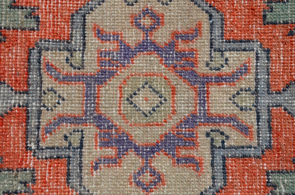 Turkish Handmade Vintage small area rug doormat for home decor, bathroom rug, area oushak rug bathroom mat kitchen kilim rug, rug 2.11X1.6, 665589
