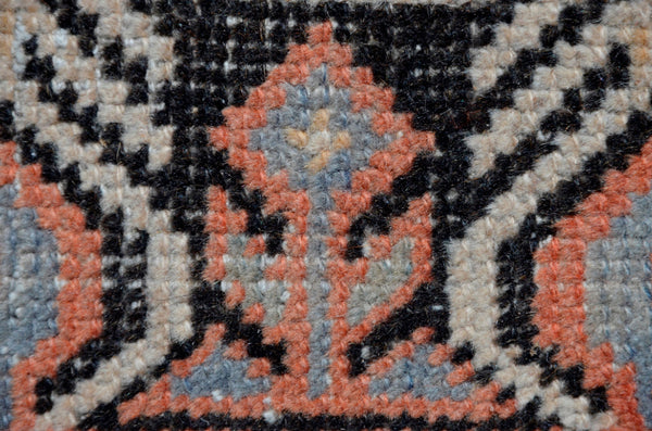 Turkish Handmade Vintage small area rug doormat for home decor, bathroom rug, area oushak rug bathroom mat kitchen kilim rug, rug 3.1x1.8, 665655