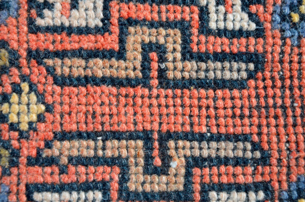 Turkish Handmade Vintage small area rug doormat for home decor, bathroom rug, area oushak rug bathroom mat kitchen kilim rug, rug 3.1X1.8, 665529
