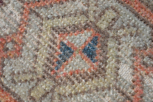 Natural Turkish Vintage small area rug doormat for home decor, bathroom rug, area oushak rug bathroom mat kitchen kilim rug, rug 3.2X1.5, 665554