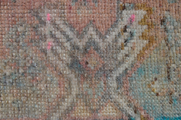 Unique Turkish Vintage small area rug doormat for home decor, bathroom rug, area oushak rug bathroom mat kitchen rug kilim rug, rug 2.10X1.5, 665500